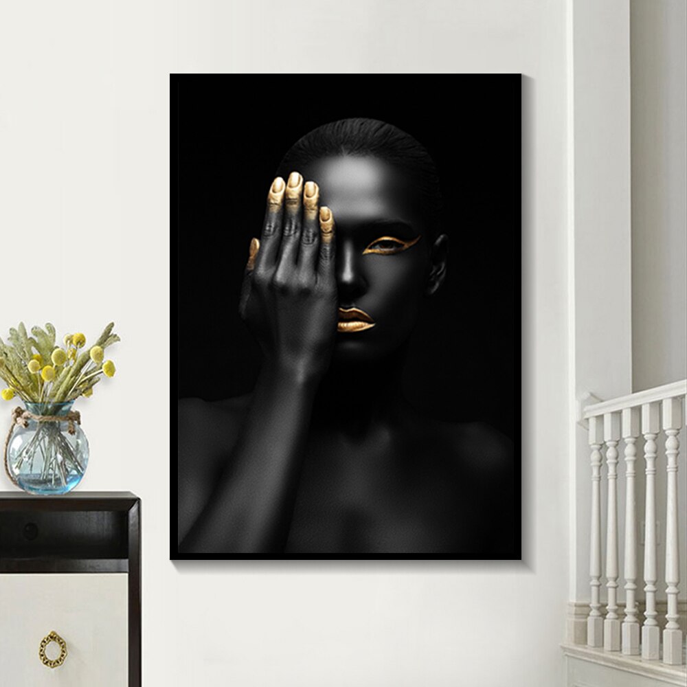 Black and Gold Art