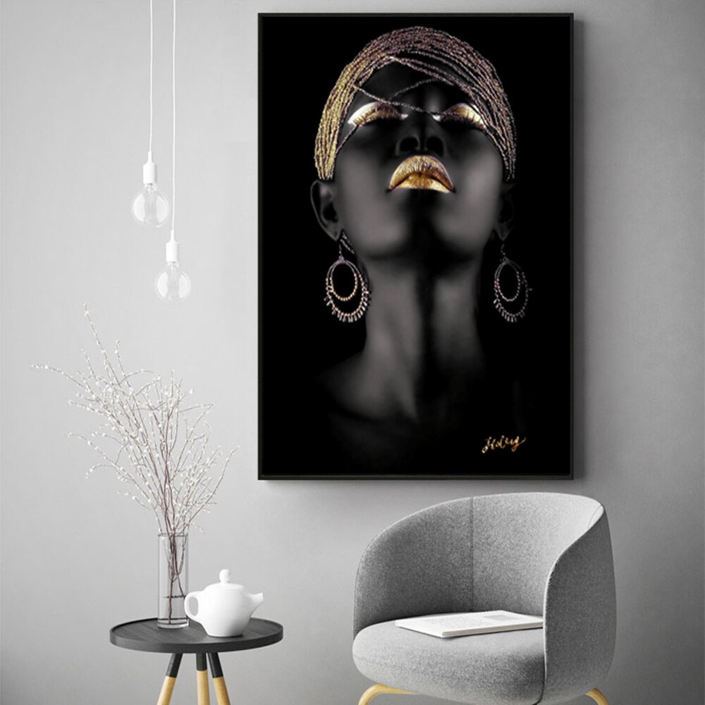 Black and Gold Art